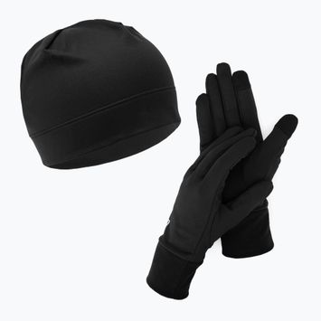 ASICS Running Pack cap + gloves performance black