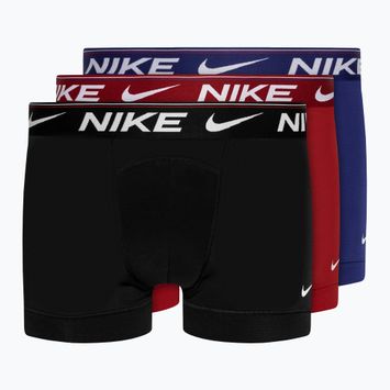 Nike Dri-FIT Ultra Comfort Trunk men's boxer shorts 3 pairs gym red/deep royal/black