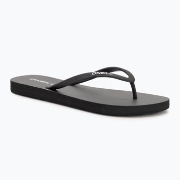 Women's O'Neill Profile Small Logo flip flops black out