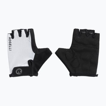 Rogelli Core Jr children's cycling gloves white