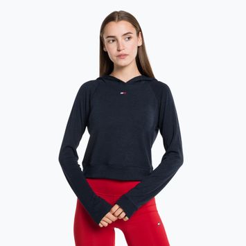 Women's training sweatshirt Tommy Hilfiger Slim Soft Hoodie blue