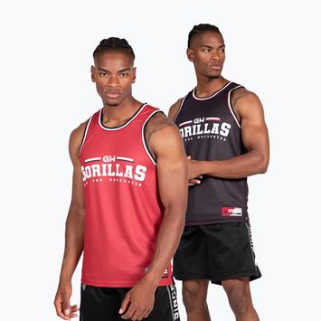 Gorilla Wear Keene red/black men's training tank top