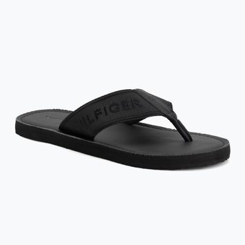 Men's flip-flops Tommy Hilfiger Lbeach Sandal Leather black