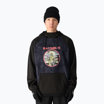 Men's 686 Bonded Fleece iron maiden eddies black snowboard sweatshirt