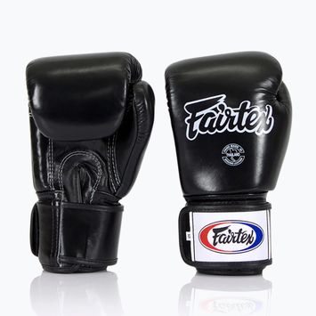 Fairtex Universal "Tight-Fit" Design black boxing gloves