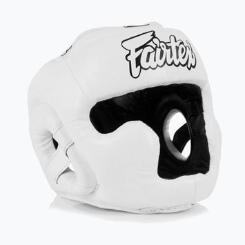 Fairtex Headguard for Kids boxing helmet white