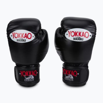 YOKKAO Matrix boxing gloves black BYGL-X-1
