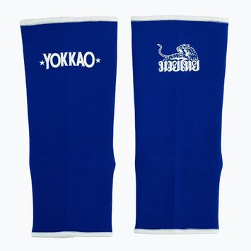 Men's YOKKAO Muay Thai ankle protectors blue