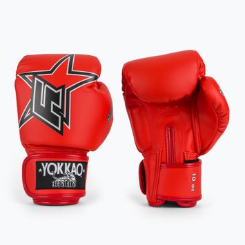 Boxing gloves YOKKAO Institution Boxing red