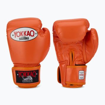 YOKKAO men's boxing gloves Matrix orange ibis