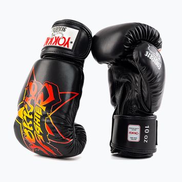 YOKKAO Fighter KO men's boxing gloves black