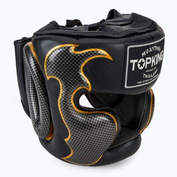 Top King Empower black/silver boxing helmet