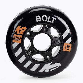 K2 Urban Bolt 80mm/90A rollerblade wheels 4 pcs black 30F3014/11