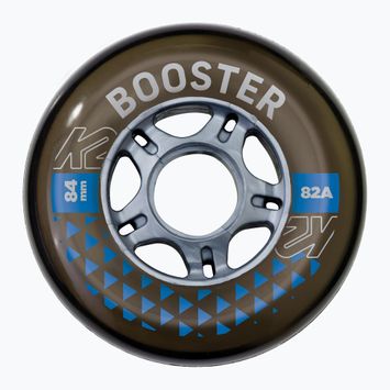 K2 Booster 84 mm/82A rollerblade wheels 4 pcs black