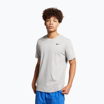 Men's T-shirt Nike Dri-Fit dark grey heather/black