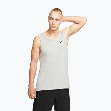 Men's training T-shirt Nike Dri-Fit TT dark grey heather/black
