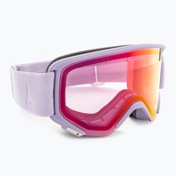 Atomic Savor Photo lavender/red ski goggles