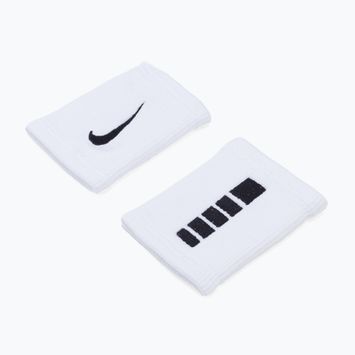 Nike Elite Doublewide wristbands 2 pcs white N1006700-101