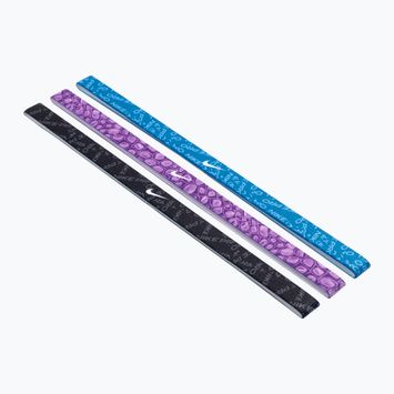 Nike Printed Headbands 3 pcs industrial blue/purple cosmos/white
