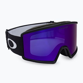 Oakley Target Line matte black/violet iridium ski goggles OO7120-14