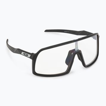 Oakley Sutro matte carbon/clear to black photochromic cycling glasses 0OO9406