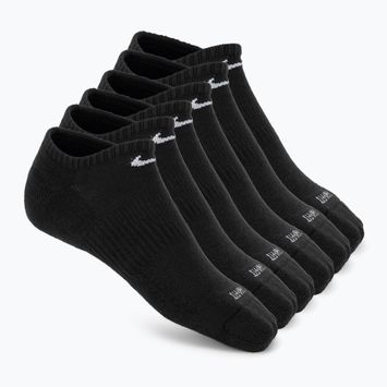 Men's socks Nike Everyday Plus Cushioned No Show 6 pairs black/white