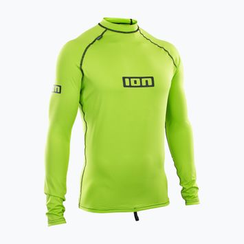 Men's ION Lycra Promo swim longsleeve lime green