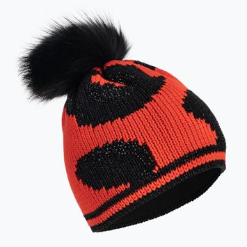 Women's winter cap Sportalm Orange m.P paprika flame
