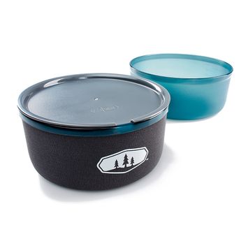 GSI Outdoors Ultralight Nesting bowl + cup set blue 77192