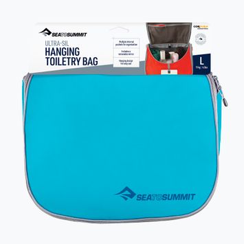 Sea to Summit Ultra-Sil Hanging Toiletry Bag blue atoll