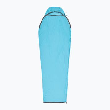 Sea to Summit Breeze Sleeping Bag Liner Mummy standard atoll blue/beluga