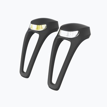 Knog Frog V3 Twinpack black bike light set 13138