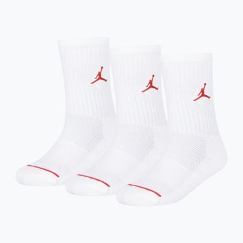Children's socks Air Jordan Jumpman Crew 3 pairs white