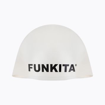 Funkita Dome Racing swimming cap white FS980039200