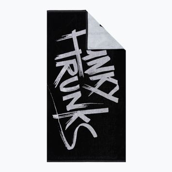 Funky Trunks Cotton Jacquard towel tagged black