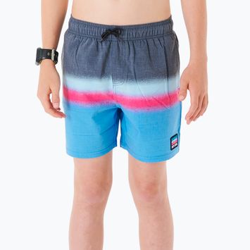 Rip Curl Surf Revival Volley 90 children's shorts blue-grey 027BBO
