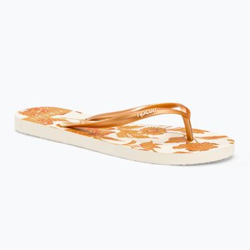 Rip Curl Oceans Together 172 women's flip flops white and brown 15RWOT