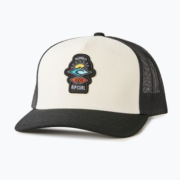 Men's Rip Curl Search Icon Trucker baseball cap black / white