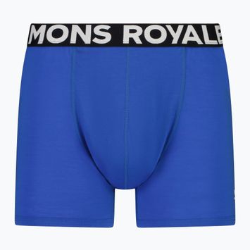 Men's thermal boxer shorts Mons Royale Hold 'em Shorty Merino cobalt