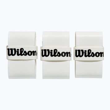 Wilson Padel Pro Overgrip padel racket wraps 3 pcs white.