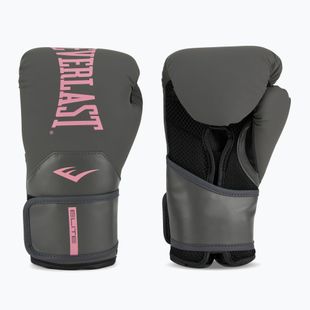 Everlast Pro Style Elite 2 grey/pink boxing gloves