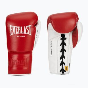 Boxing gloves Everlast Powerlock OG Pro Fight red/white