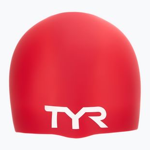 TYR Wrinkle Free swimming cap red