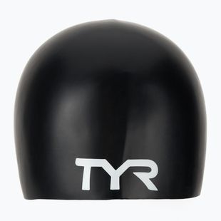 TYR Wrinkle-Free Silicone children's swimming cap black