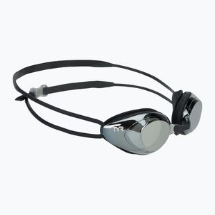 TYR Blackhawk Racing Mirrored silver/metal/black swimming goggles
