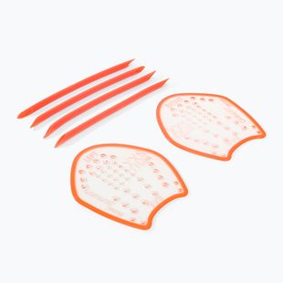 TYR Catalyst Stroke fluorescent orange swimming paddles