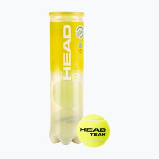 HEAD Team tennis balls 4 pcs yellow 575704