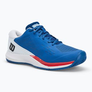 Men's tennis shoes Wilson Rush Pro Ace Clay deja vu blue/ white/ infrared