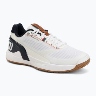 Men's tennis shoes Wilson Rush Pro 5 white/navy blazer/gum