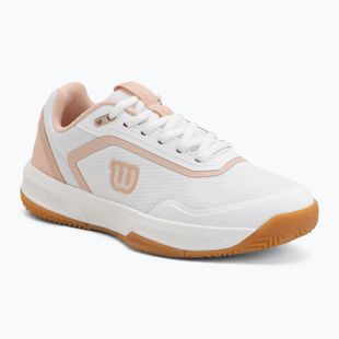Women's tennis shoes Wilson Courtglide white/cameo rose/gum